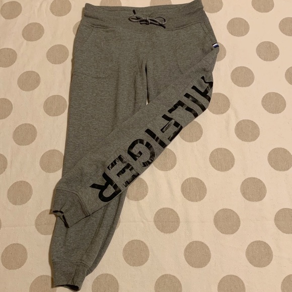 Tommy Hilfiger Pants - Tommy Hilfiger Grey Tommy Sport Joggers Sweats